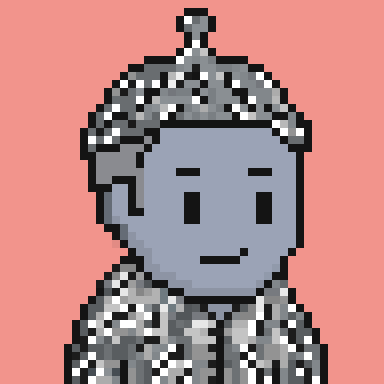 An example character: a Moonbaby in a tinfoil suit and hat